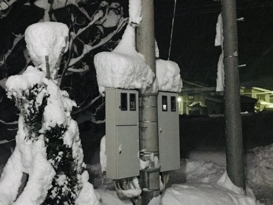 いきなりの大雪
