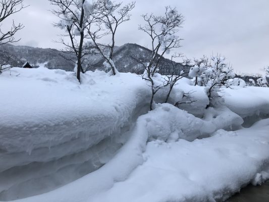 雪の壁